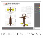 Outdoor Fitness Equipment - Double Torso Swing Thumb