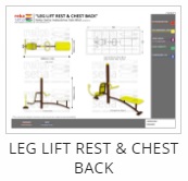 Outdoor Fitness Equipment - Leg Lift Rest & Chest Back Thumb