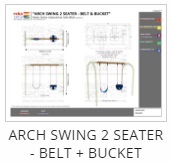 Arch Swing 2 Seater - Belt + Bucket Thumb