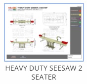 Heavy Duty Seesaw 2 Seater Thumb