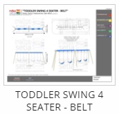 Toddler Swing 4 Seater - Belt Thumb